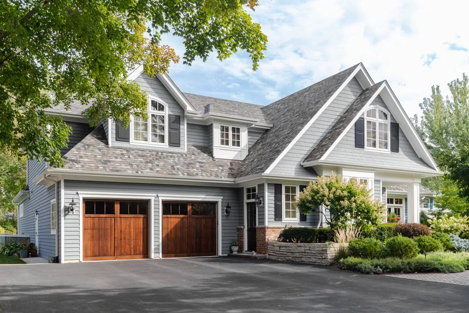 Remodeled home with a new roof